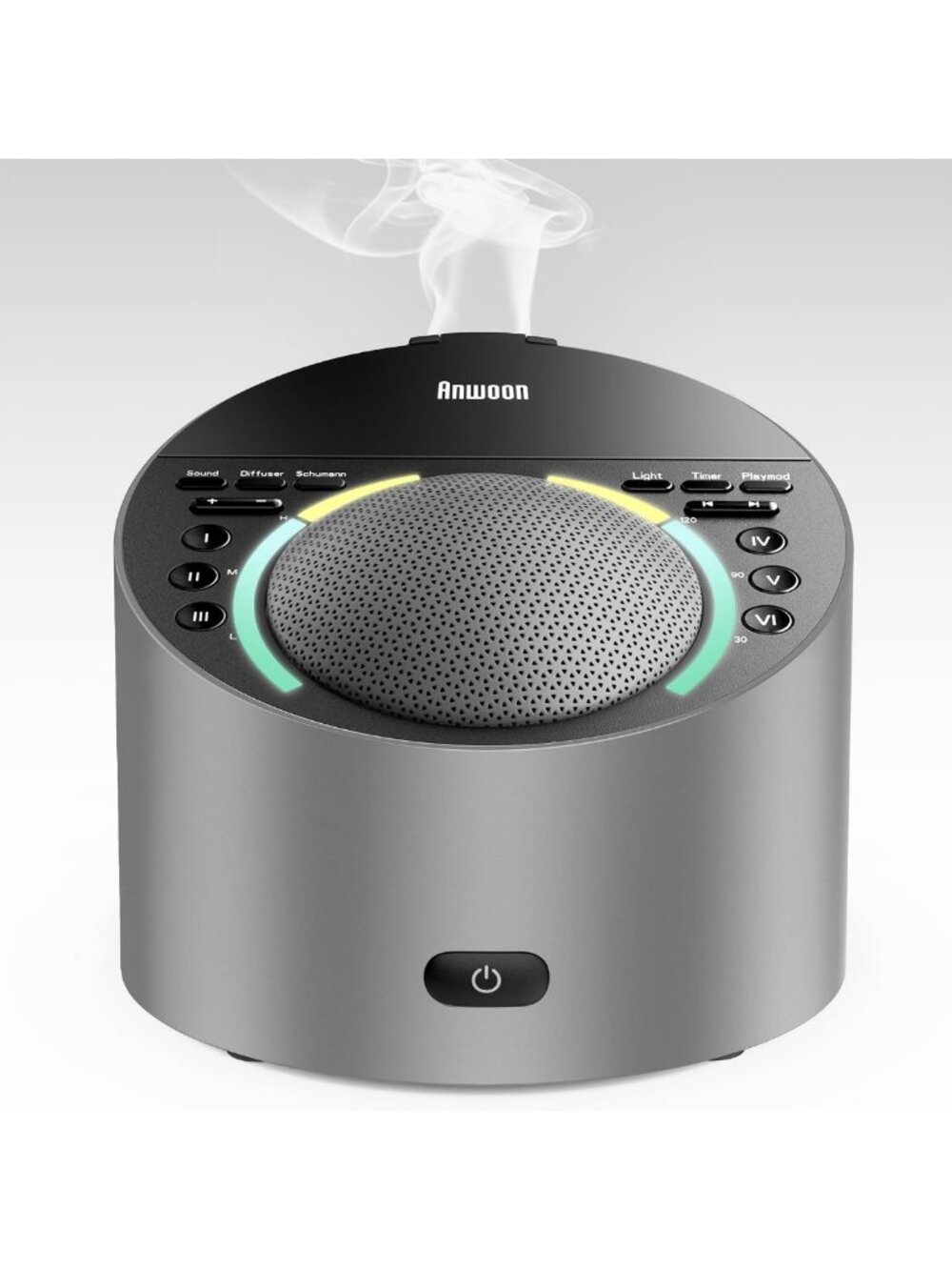 Aroma Diffuser & Sound Machine, 50+ Natural Sounds, Night Light for Sleep